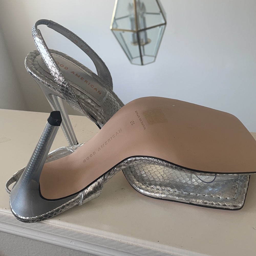 Good American Heels Sz 10 - Picture 5 of 6